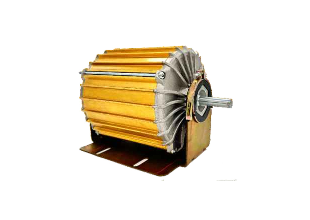 Air-cooled modular unit motor