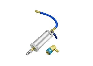 Air conditioning oil filler