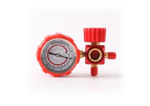 Refrigerant-charging-dual-gauge-valve