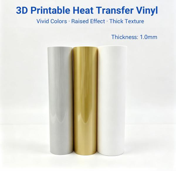 1.0mm Custom Size Film High Elasticity 3d TPU Thick Raised HTV