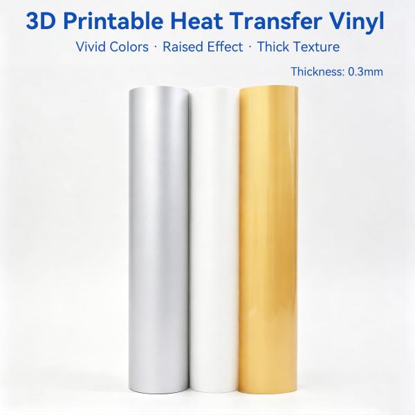 Custom Size Film High Elasticity 3d TPU Thick Raised HTV