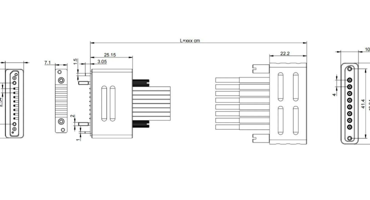 RCM7-BJ28-xxxS-6YE-RX-67GHz Multi-Channel Test Assembly
