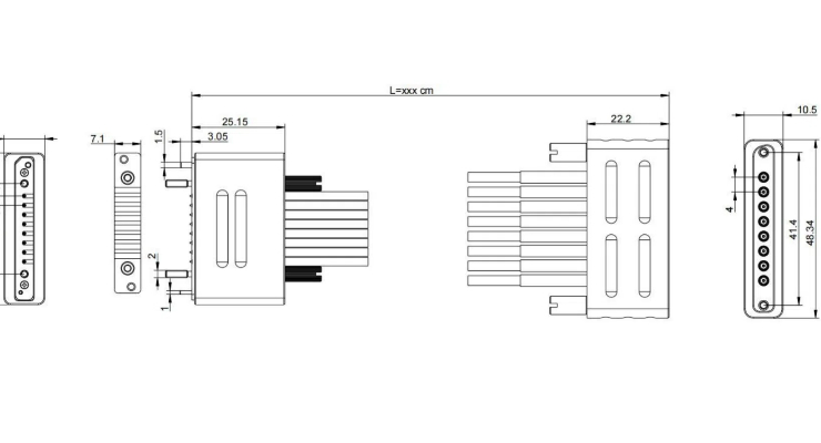 RCM7-BJ28-xxxS-6YE-TX-67GHz Multi-Channel Test Assembly