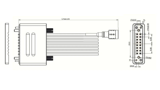 RCM7-SD16-xxxS-6YA-67GHz Multi-Channel Test Assembly