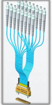 RCA9-WF16-xxxS-9YS-90GHz Multi-Channel Test Assembly