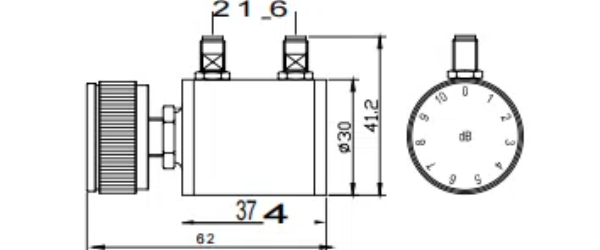 GKTSX-1-1-2.5-A-Attenuator